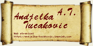 Anđelka Tucaković vizit kartica